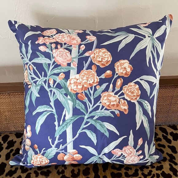 NWOT Scalamadré x The Inside --  20x20" throw pillows // Lapis Lanai print - Picture 2 of 7